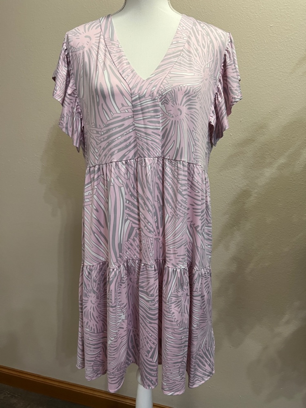 NWT!π La Mer Luxe light pink dress size L - Picture 3 of 16